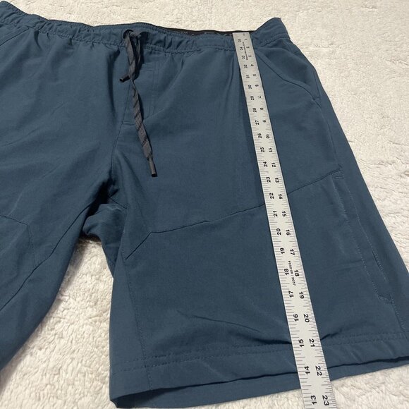 GERRY Men's Pull-On Trail Shorts Flat Front Stretch Blue - Size XXL - Picture 2 of 12